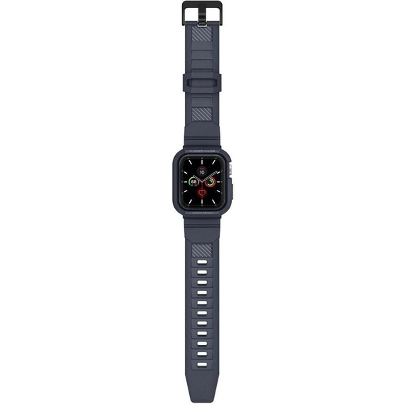 Curea cu husă Spigen pentru Apple Watch 4/5/6/7/8/9/SE 44/45 mm, Rugged Armor Pro charcoal grey