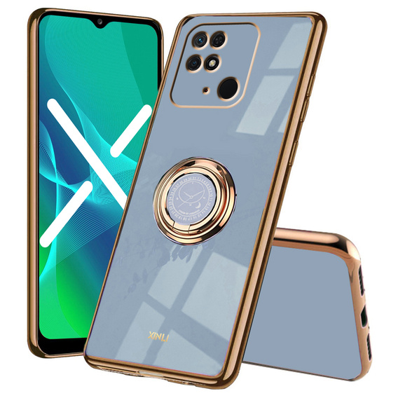 Huse pentru Xiaomi Redmi 10C, Electro Ring, albastru