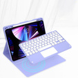 Carcasă + tastatură iPad Air 10.9 4 2020 / 5 2022, Touchpad, violet