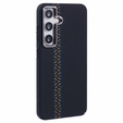 Carcasa pentru Samsung S25+ Plus, Carbon Fiber MagSafe, negru
