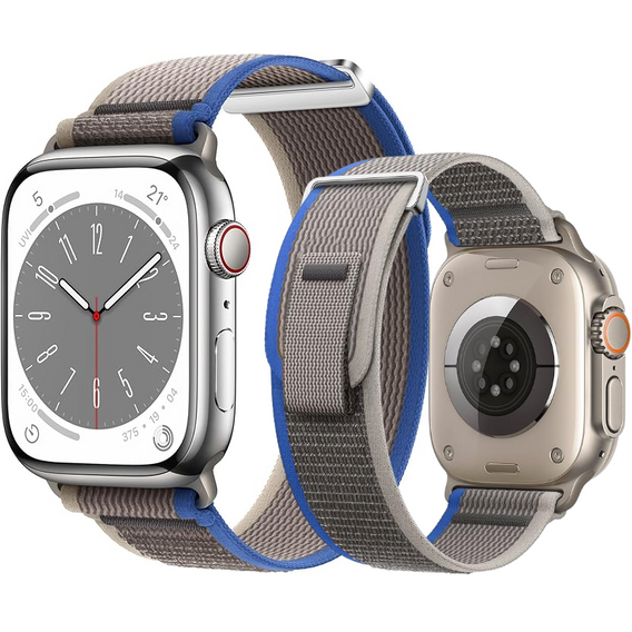 Curea din nailon pentru Apple Watch 1/2/3/4/5/6/7/8/9/10/SE/Ultra/Ultra 2 42/44/45/49MM