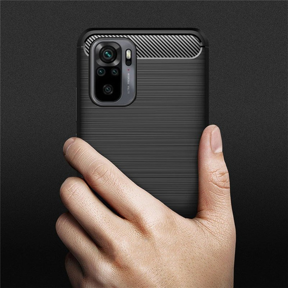 Huse pentru Xiaomi Redmi Note 10 / 10S, Carbon, negru