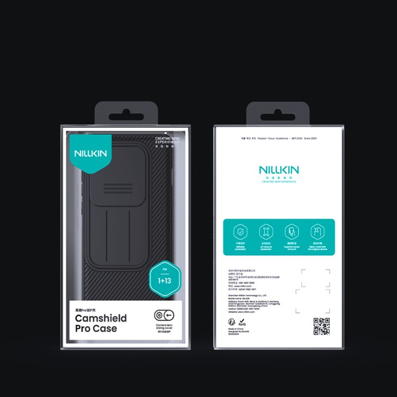 Carcasă blindată Nillkin pentru OnePlus 13, CamShield Pro, negru