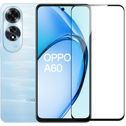Sticlă călită 3D pentru Oppo A60, cadru negru