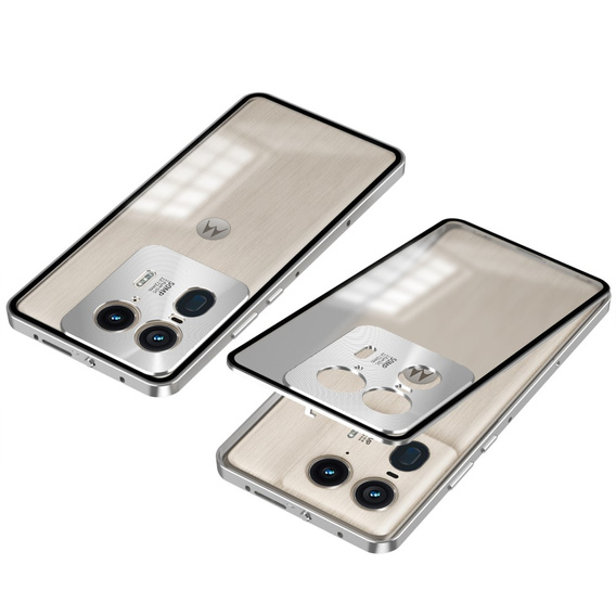 Carcasă pentru Motorola Edge 50 Ultra, Frame Case, de argint