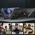 Husă blindată pentru Motorola Moto G86 5G, CamShield Slide, negru