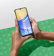 Sticlă temperată 5D Full Glue Smart Palm pentru Samsung Galaxy A15 4G/5G