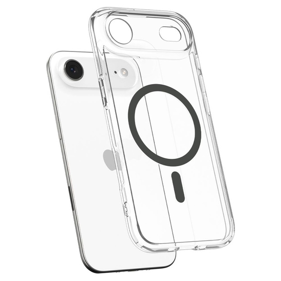 Carcasă Spigen Ultra Hybrid MagSafe pentru iPhone Air, transparentă/grafit