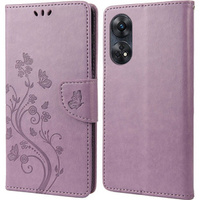 Cu clapetă pentru Oppo Reno8 T 4G, Mandala Flower, violet