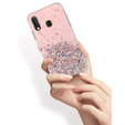 Huse pentru Samsung Galaxy A20E, Glittery, roz