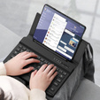 Carcasă + tastatură Samsung Galaxy Z Fold4 5G, Carbon Fiber, negru