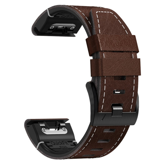 Curea din piele Quickfit pentru Garmin Fenix 5/6/6 PRO/7 Forerunner 965/955/945