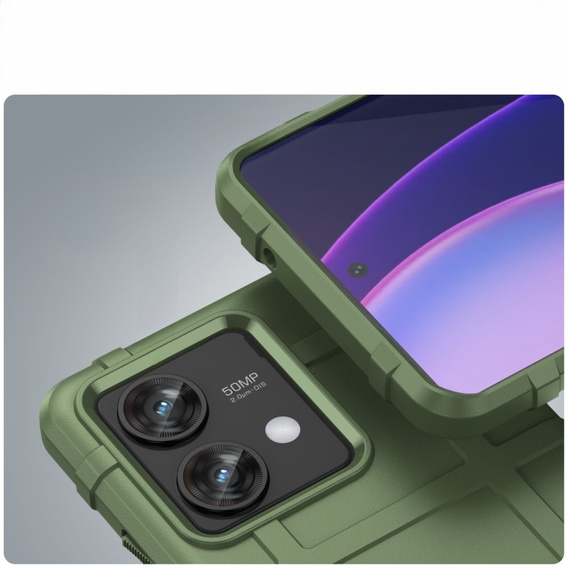 Huse pentru Motorola Edge 40 Neo, Rugged Shield, verde