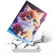 Husă pentru Samsung Galaxy Tab A7 Lite, cu clapetă, cat