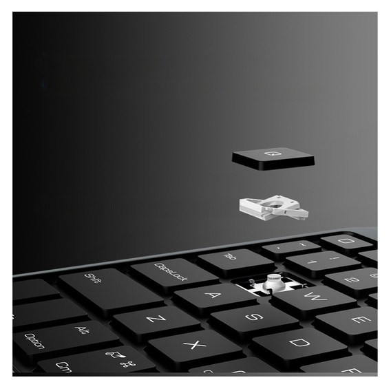 Carcasă + tastatură iPad 10.9 / Air 2020/2022/2024 / Pro 11 2020/2021/2022 , NILLKIN Bumper Link Keyboard Case, negru