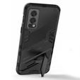 Husa pentru OnePlus Nord 2 5G, Military kickstand, albastru