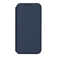 Husă Dux Ducis pentru iPhone 17, Skin Pro, cu flip cover, cu slot pentru carduri, albastru marin