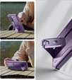 Husă blindată pentru Samsung Galaxy S24 FE, Dexnor Full Body (Two Frames), violet