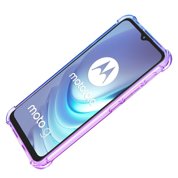 Husa pentru Motorola Moto G50, Gradient Dropproof, albastru