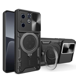 Husă blindată pentru Infinix Hot 40i, CamShield Slide, negru