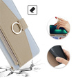 Carcasă flip pentru Realme 12 Pro 5G / 12 Pro+ 5G, Wallet Zipper Pocket, cu oglindă, albastru