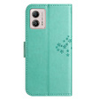 Cu clapetă pentru Motorola Moto G53 / G23 / G13, tree, verde