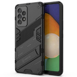 Husa pentru Samsung Galaxy A53 5G, Military kickstand, albastru