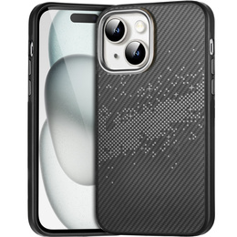 Husă pentru iPhone 15, Milky Way, gri