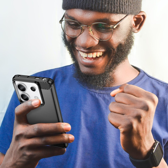 Huse pentru Xiaomi Redmi Note 13 Pro 5G, Carbon, negru