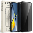 Sticlă temperată ERBORD Anti-Spy pentru protecția vieții private (2 bucăți) pentru Xiaomi Poco F8 Pro