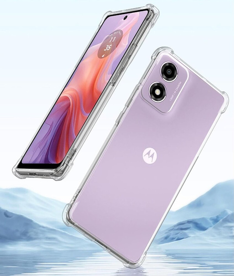 Huse pentru Motorola Moto E14, Dropproof, transparentă