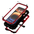 Husă blindată pentru iPhone 16 Pro, R-JUST, roșu