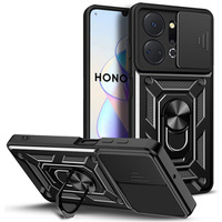 Husă blindată pentru Honor X7a 5G, CamShield Slide, negru