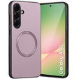 Huse pentru Samsung Galaxy A56 5G, Leather Hybrid MagSafe, violet