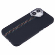 Carcasa pentru iPhone 16, Carbon Fiber MagSafe, negru
