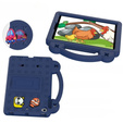 Husă pentru copii pentru iPad mini 7.9" 2019/2015/2014/2013/2012 (5/4/3/2/1 gen.), Cute Patterns, cu suport, albastru închis