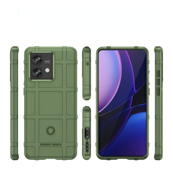 Huse pentru Motorola Edge 40 Neo, Rugged Shield, verde