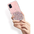 Huse pentru Samsung Galaxy M31s, Glittery, roz