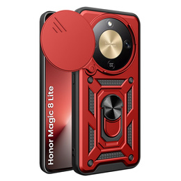 Husă blindată CamShield Slide cu capac pentru cameră și inel pentru Honor Magic 8 Lite