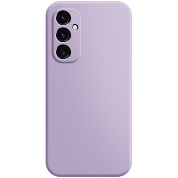 Carcasa pentru Samsung Galaxy A25, Silicone Lite, violet + sticlă 9H