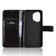 Cu clapetă pentru Honor 400 5G, Crazy Horse Wallet, negru