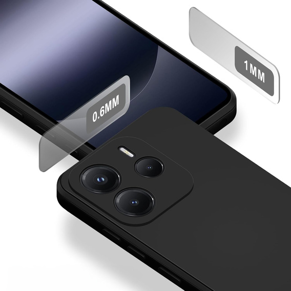 Husa pentru Xiaomi Redmi Note 14 4G, Silicone Lite, negru