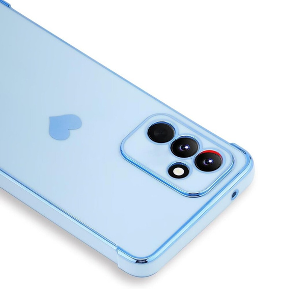 Husă pentru Samsung Galaxy S23 FE, Electro heart, albastru + Sticlă ceramică Full Glue