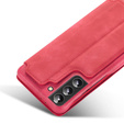 Cu clapetă pentru Samsung Galaxy S22+ Plus 5G, LC.IMEEKE, roșu