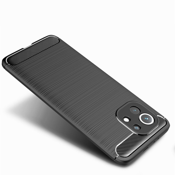 Huse pentru Xiaomi Mi 11, Carbon, negru