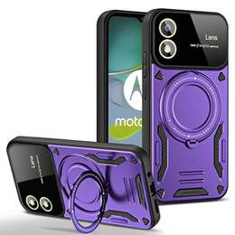 Husă blindată pentru Motorola Moto G24 / G24 Power / G04, Magnetic Ring, violet