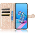 Husa cu clapetă pentru Xiaomi Redmi A5, Wallet Rhombus, roz