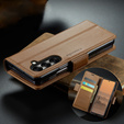 CASEME Litchi Wallet flip caz pentru Samsung Galaxy Z Fold7 5G
