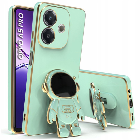 Huse pentru Oppo A5 Pro 5G, Astronaut, verde