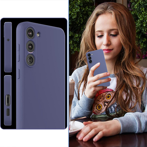 Husa pentru Samsung Galaxy S23 5G, Silicone Lite, lavanda